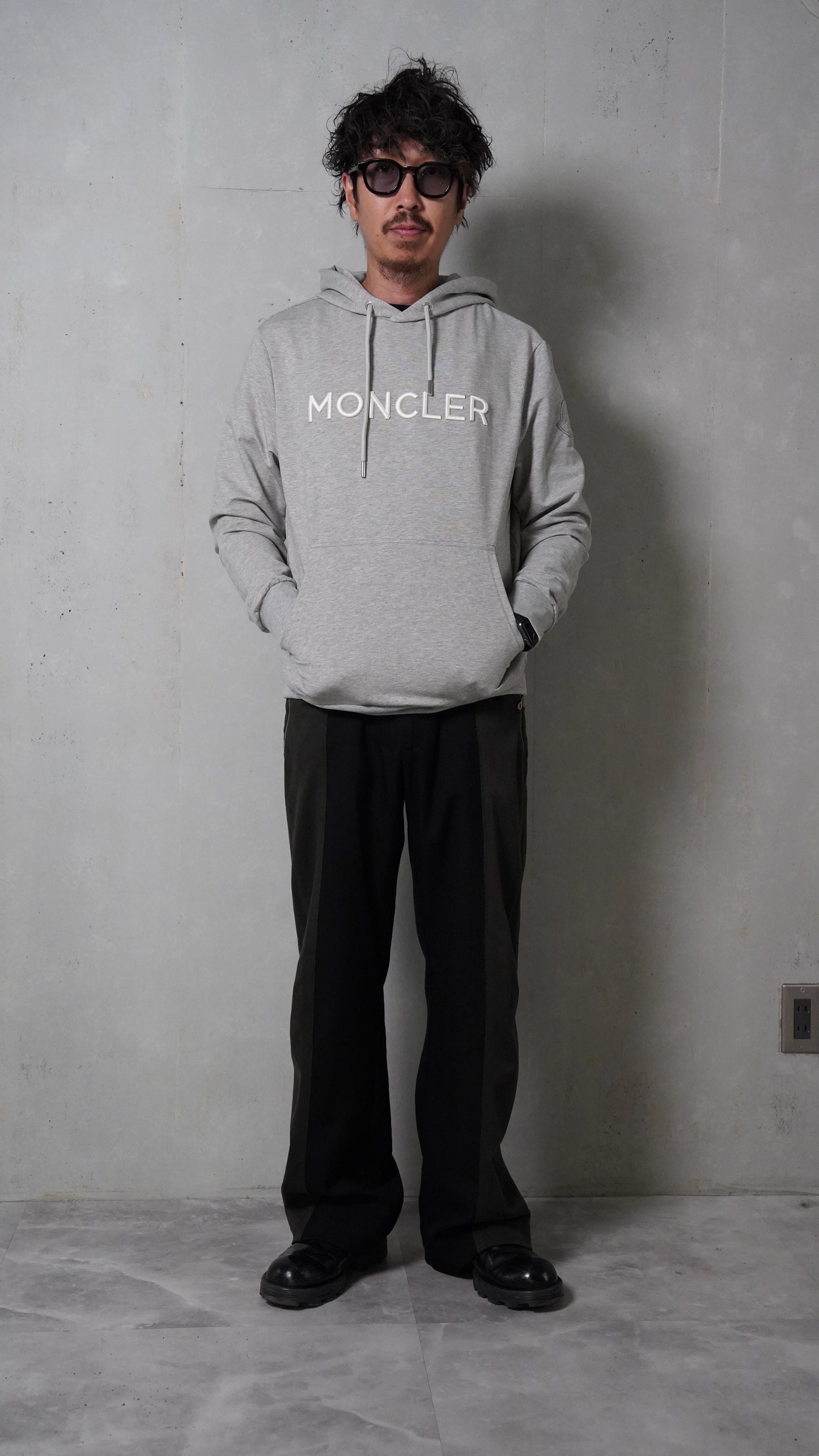 MONCLER Front logo Hoodie