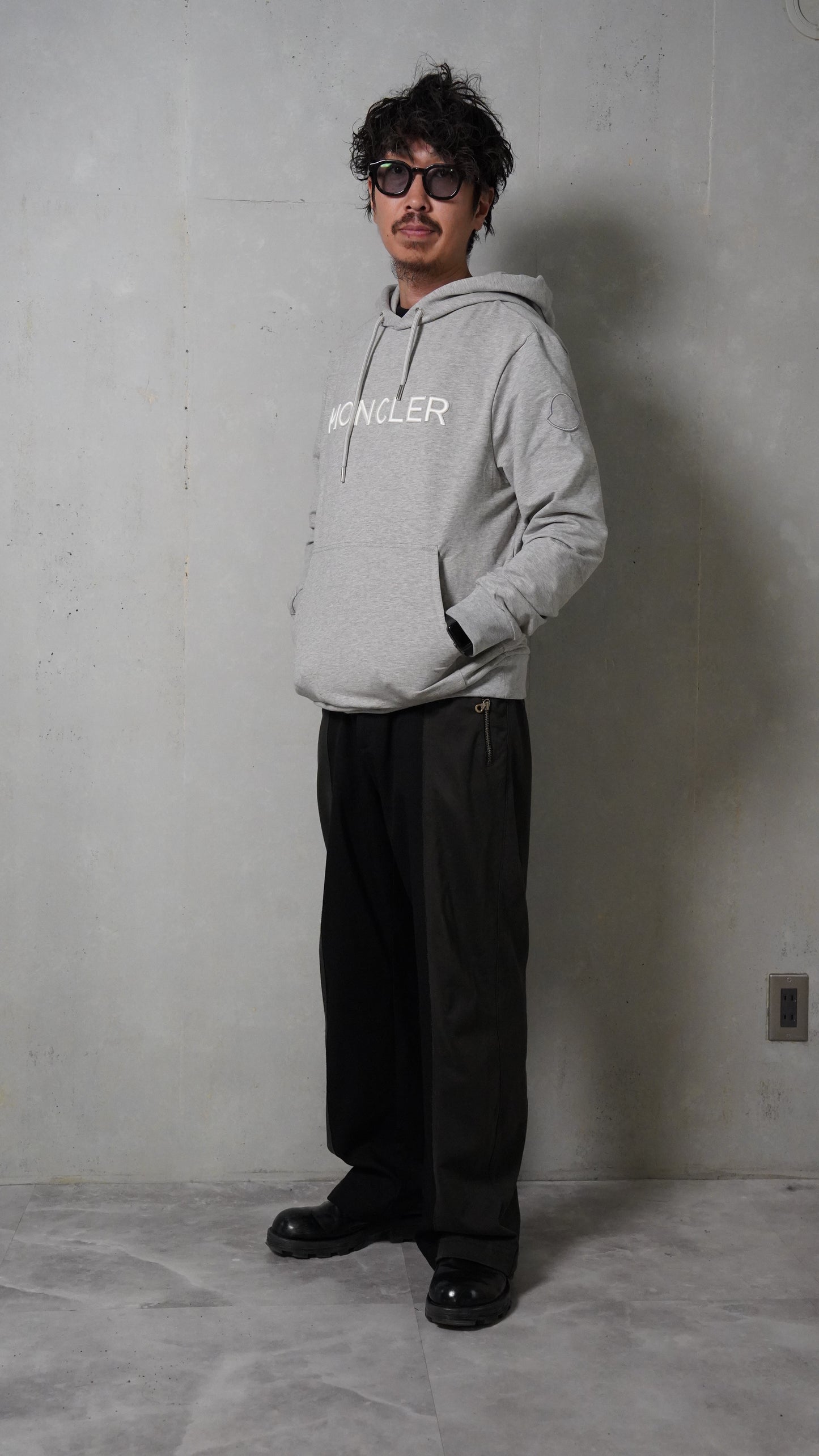 MONCLER Front logo Hoodie