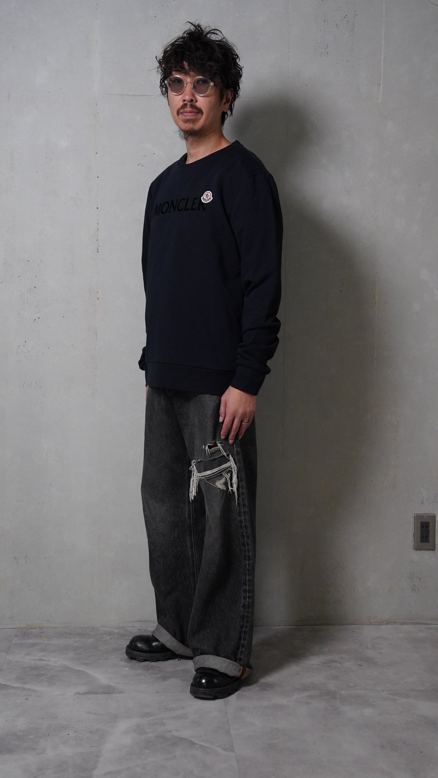 MONCLER ロゴ トレーナー