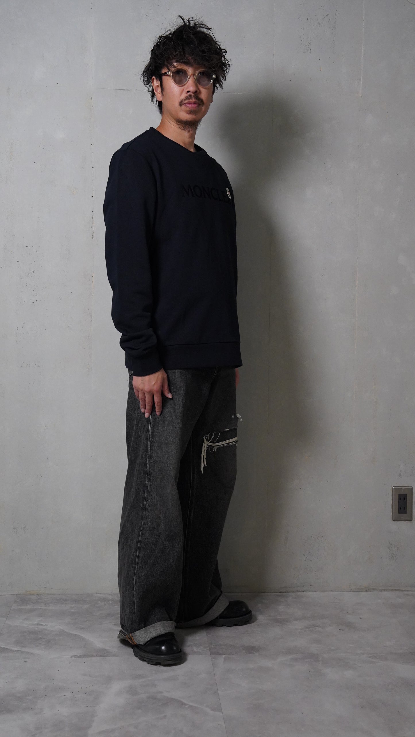 MONCLER ロゴ トレーナー