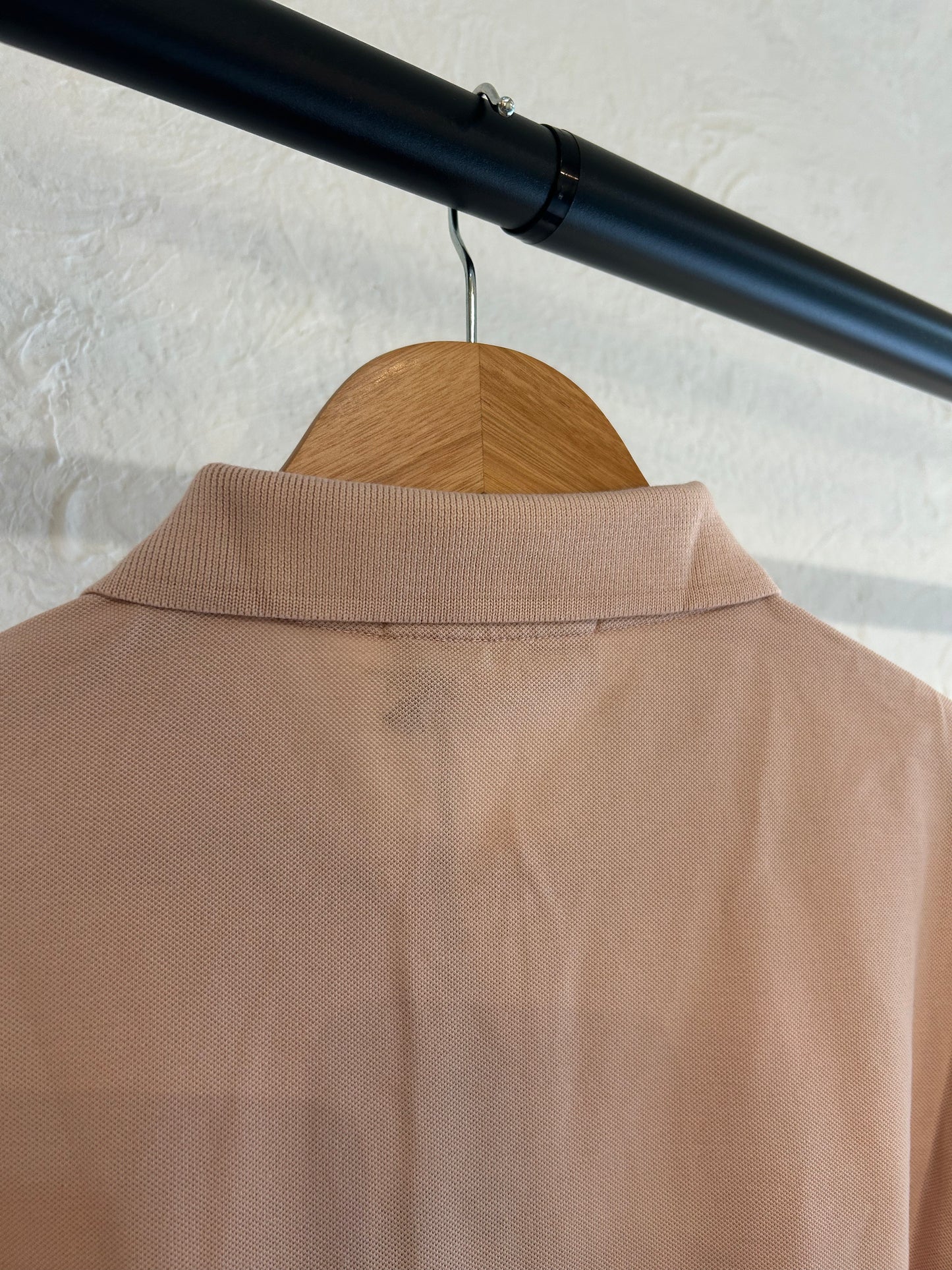 STONE ISLAND ポロシャツ オーガニックコットン エラスタン ピケ【アンティークローズ/ブラック】