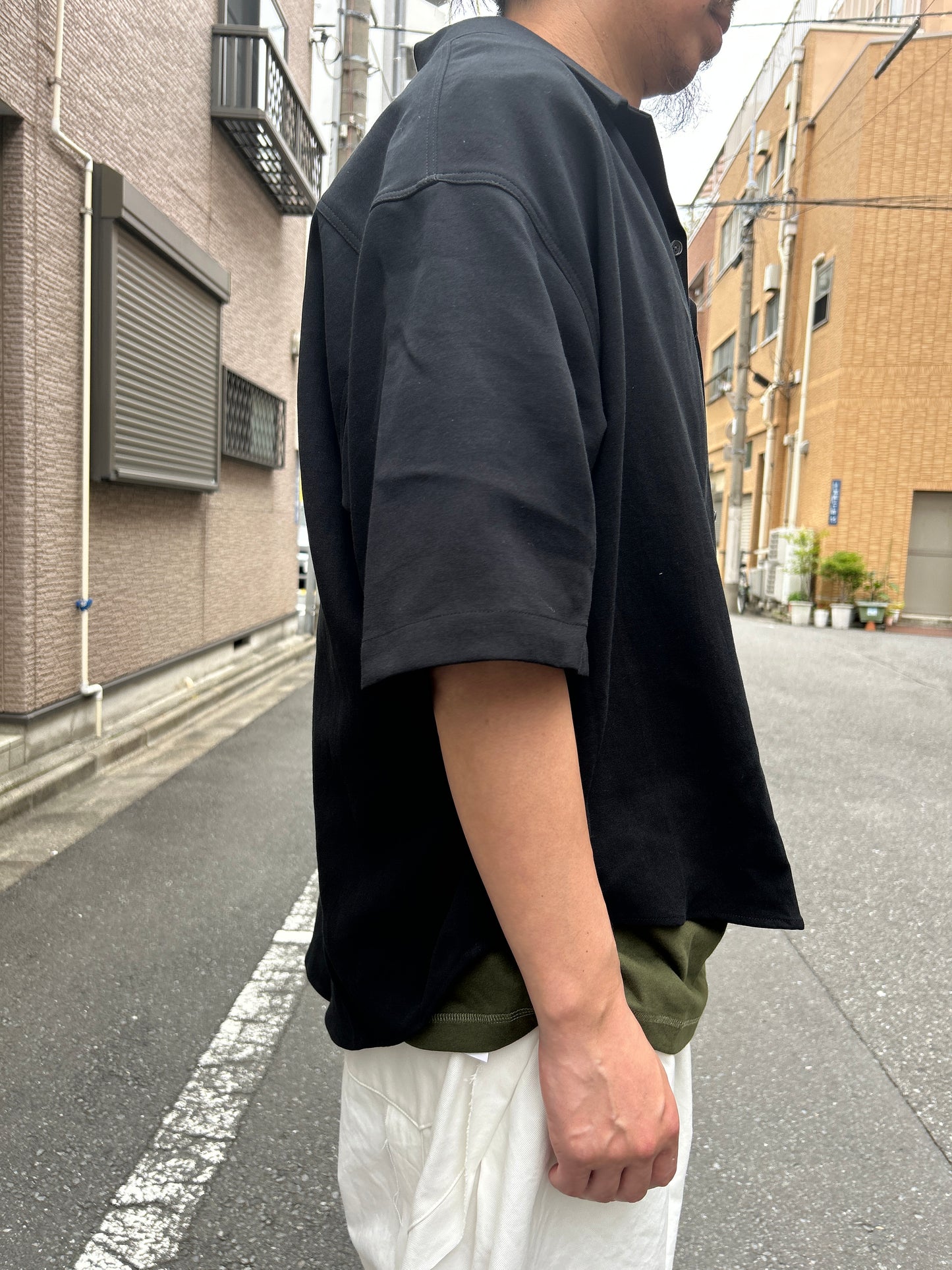 AMI PARIS Ami de Coeur キャンプカラー ショートスリーブ シャツ