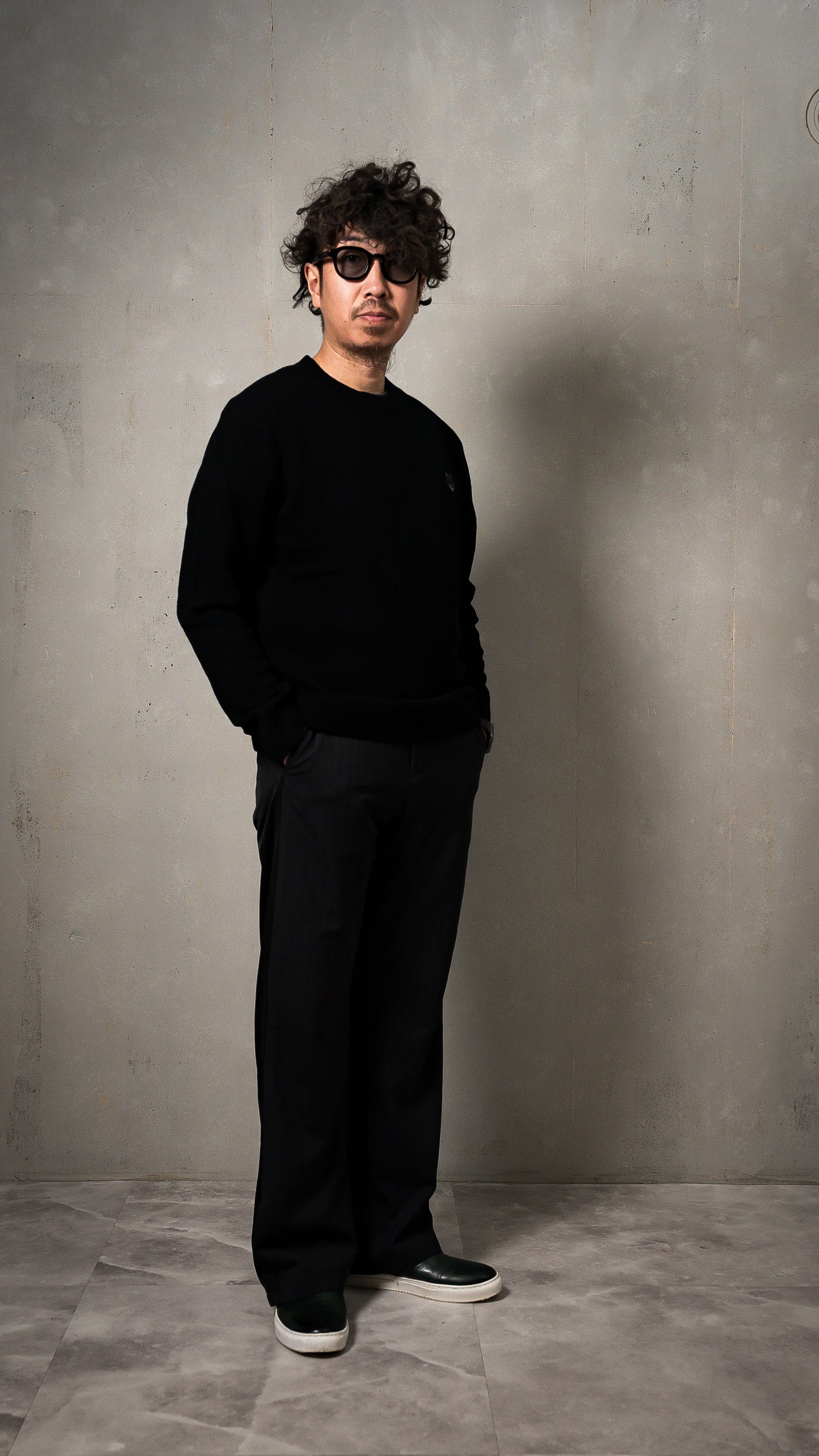 Maison kitsune Foxパッチニット