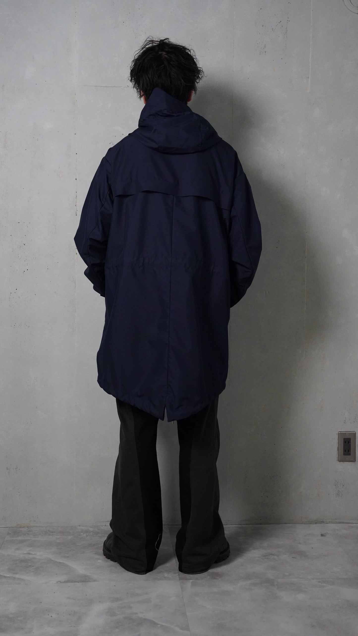 MONCLER tricolor motz coat blouson