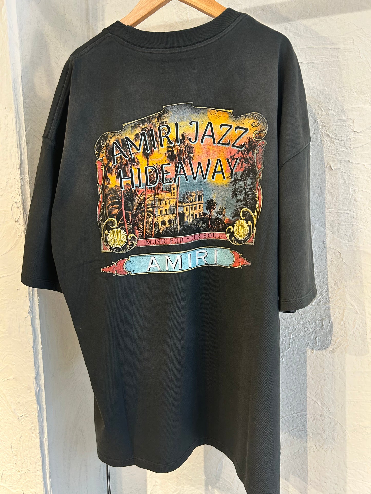 Amiri Jazz Hideaway Tシャツ black