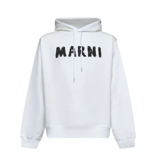 MARNI ロゴプリントフーディ