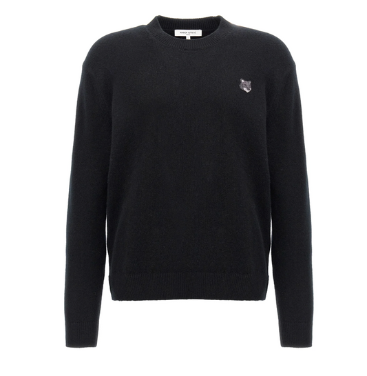 Maison kitsune Foxパッチニット