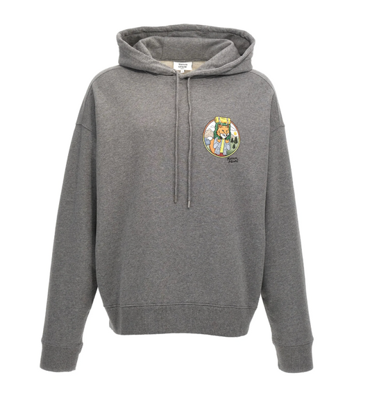 Maison kitsune Foxプリントパーカー