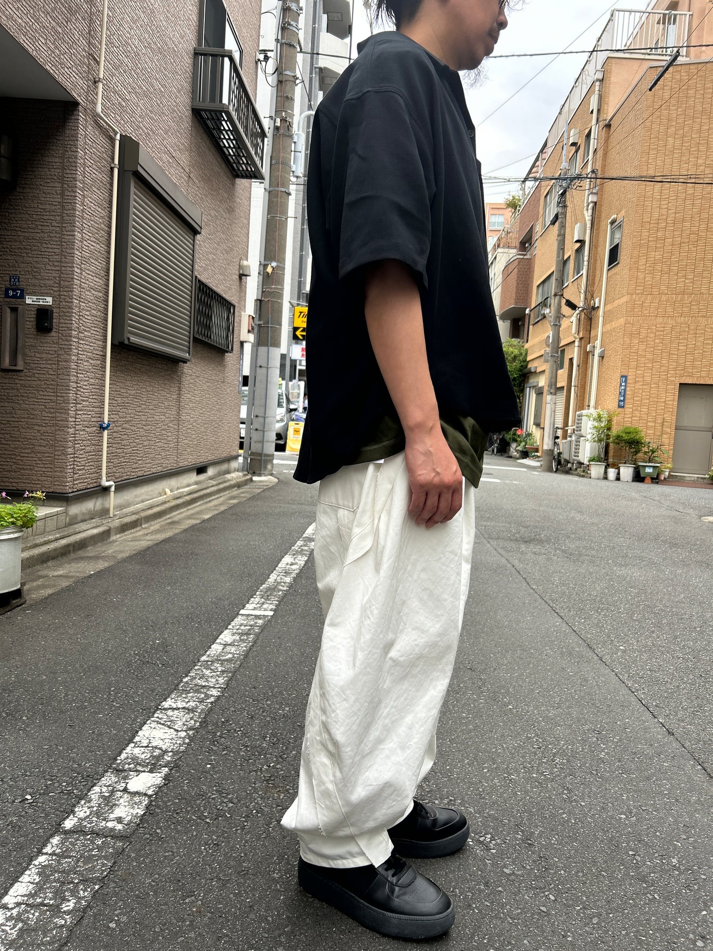 AMI PARIS Ami de Coeur キャンプカラー ショートスリーブ シャツ