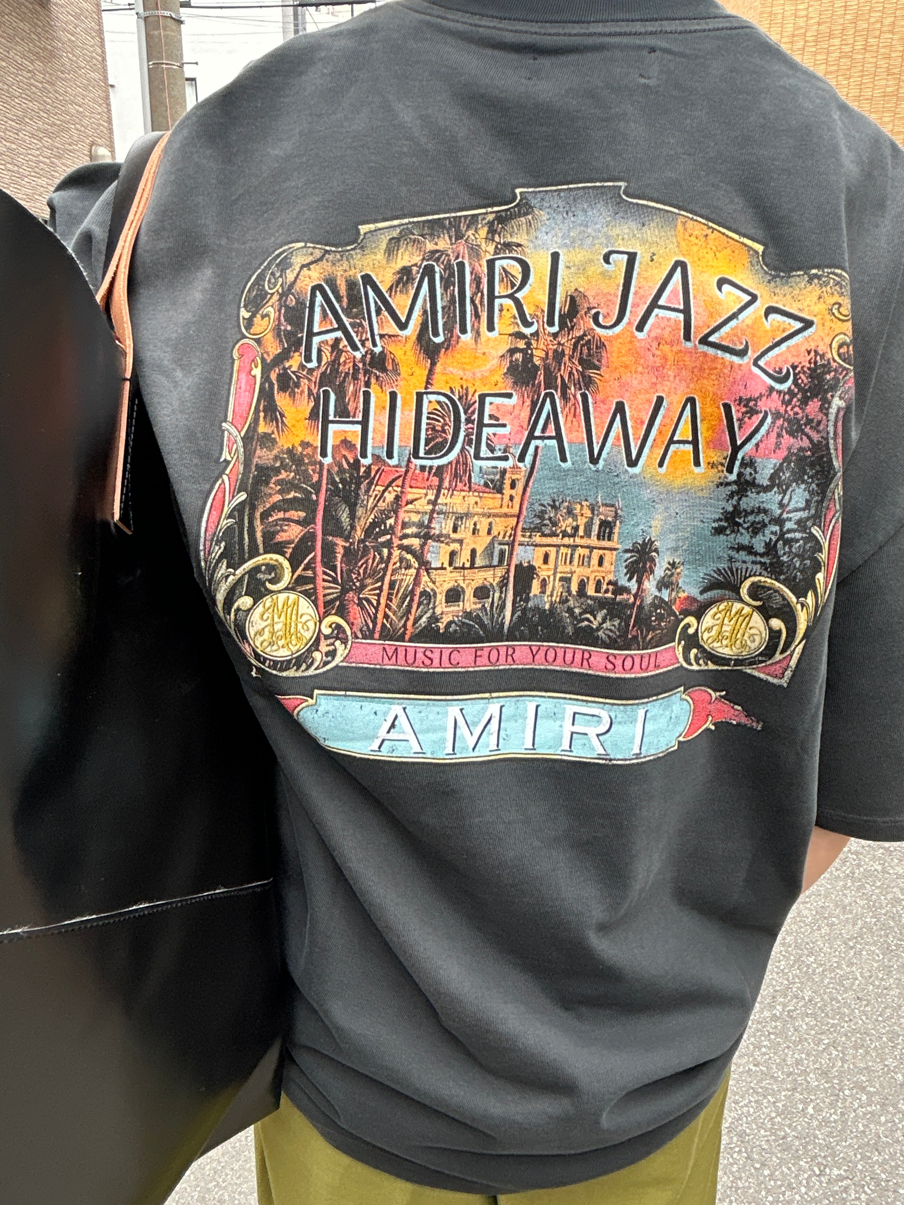 大人気★【AMIRI】Jazz Hideaway 半袖Tシャツ AMIRI Jazz Hideaway T-shirt | Orange | FARFETCH