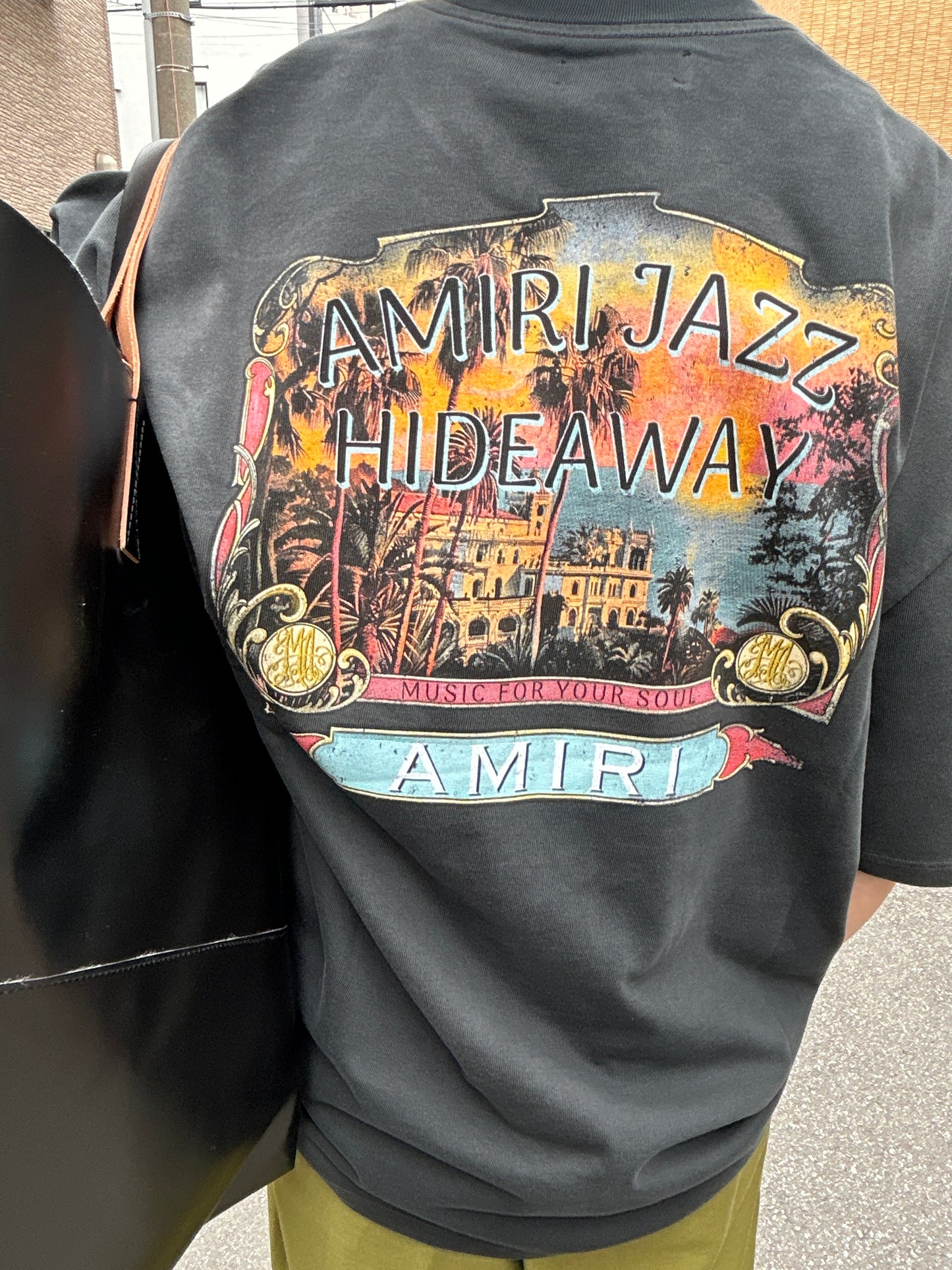 Amiri Jazz Hideaway Tシャツ black