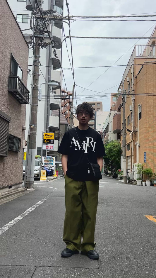 AMIRI STAGGERED LOGO TEE